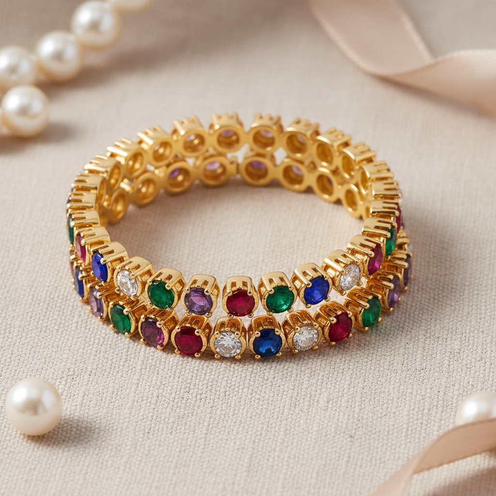 Shiny Bling Bracelets - Anti-Tarnish & Daily Wear Range